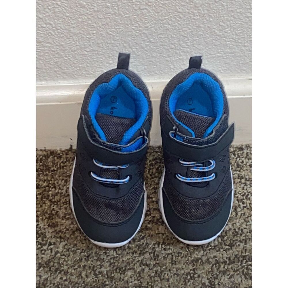 Koala Kids Gray and Blue Sneakers Size 7